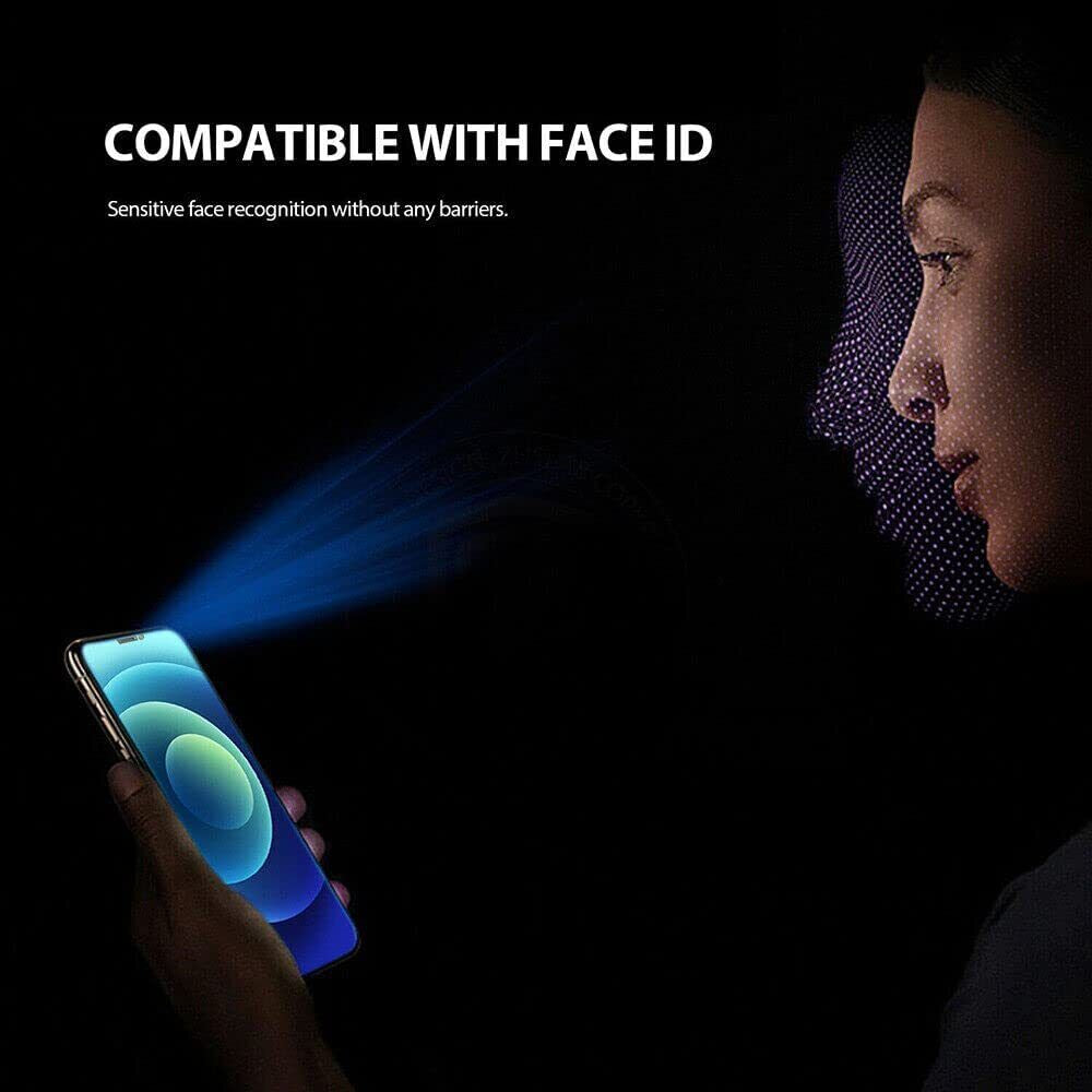 For Iphone 15 14 13 12 11 Pro Max Tempered Glass Privacy Screen Camera Protector